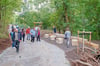 Der Spazierweg zwischen Bornpromenade und Rasberger Straße ist am Dienstag eingeweiht worden. 