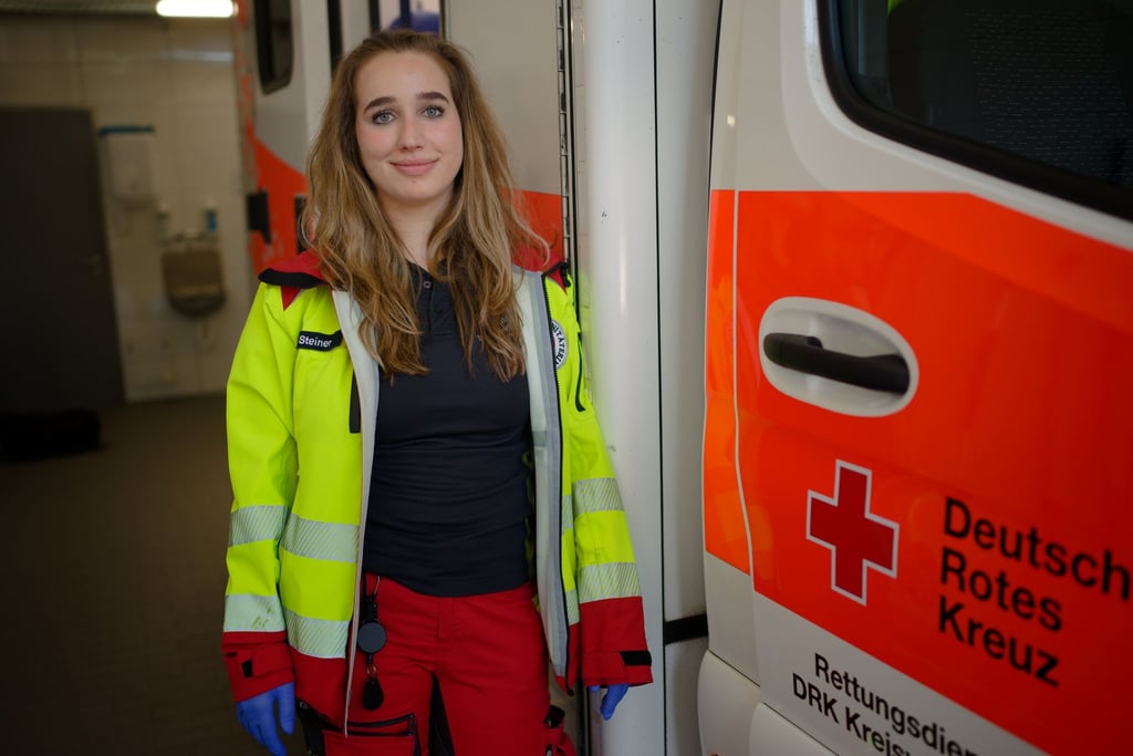 Viktoria Steiner ist Notfallsanitäterin beim DRK-Kreisverband Siegen-Wittgenstein.