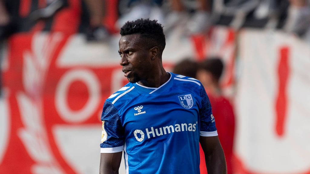Lubambo Musonda vom 1. FC Magdeburg siegte mit Sambia in der WM-Qualifikation.