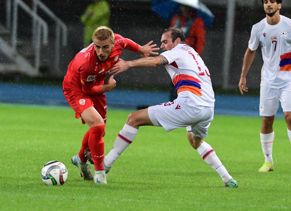 Eljif Elmas im Spiel gegen Armenien.
