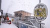 Das ist er - September-Neuschnee auf der Zugspitze.