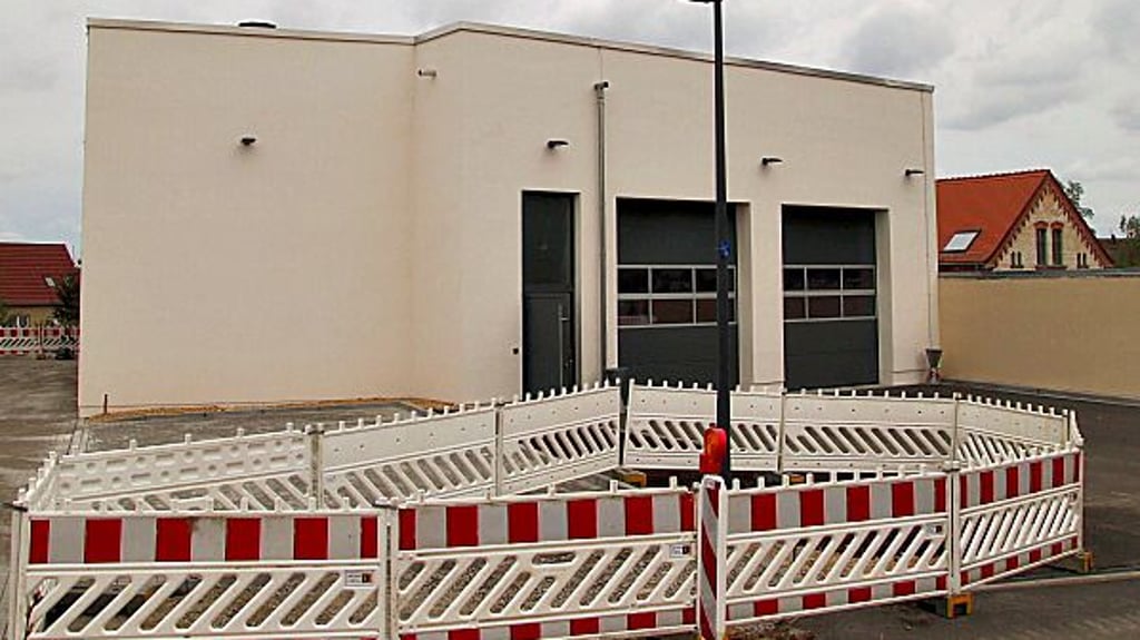 Das neue Lettiner Feuerwehrhaus in der Kirchstraße