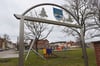 Blick auf den Spielplatz in Wansleben