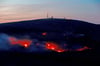 Bis zu 1.700 Meter Länge hatte das am 11. September gelöschte  Feuer unterhalb des Brockens.