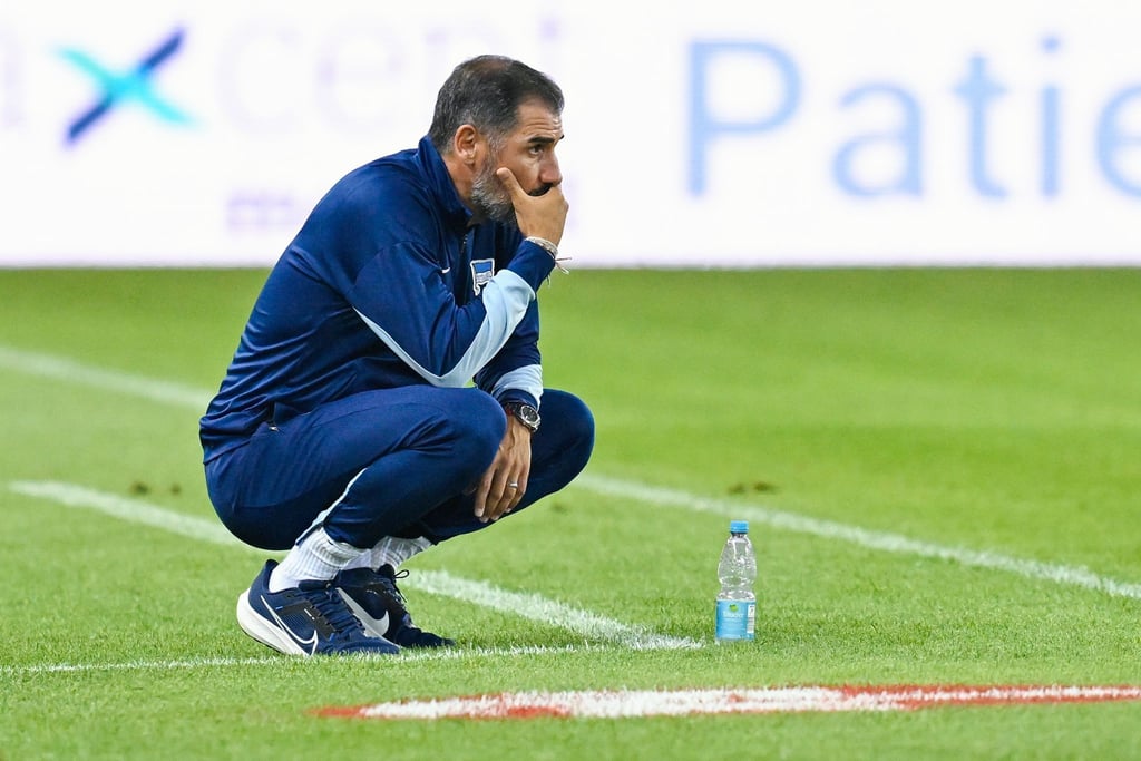 Hertha-Trainer Cristian Fiél will sein Team weiter verbessern.