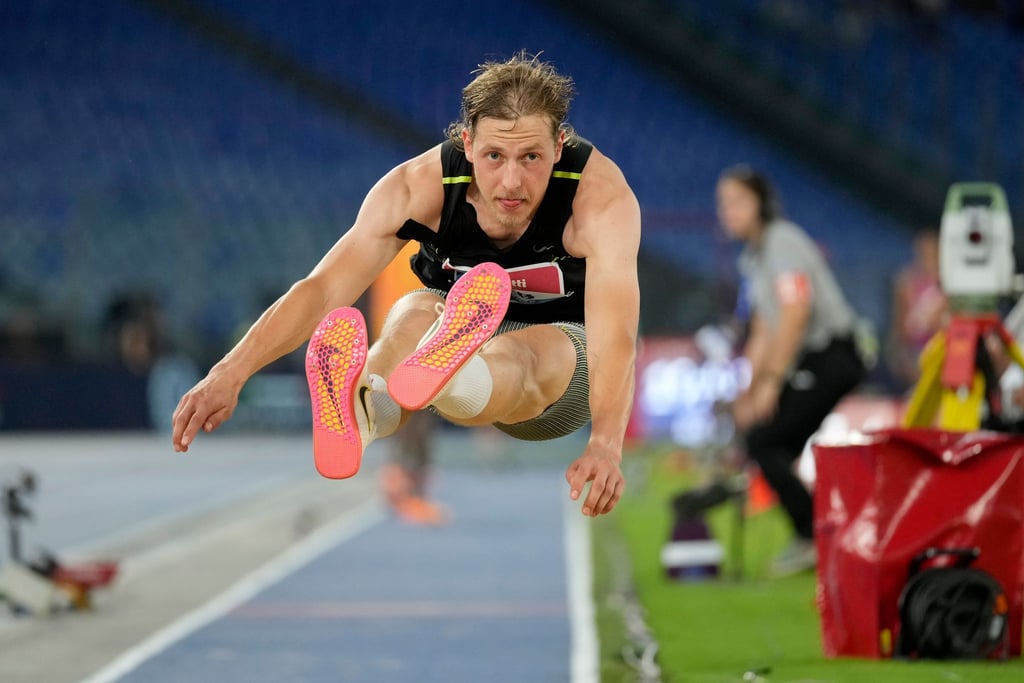 Max Heß wurde beim Leichtathletik-Meeting in Brüssel Zweiter.