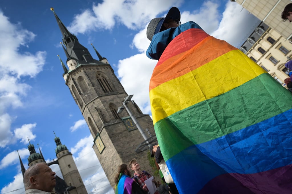Der CSD in Halle verlief zunächst ruhig.