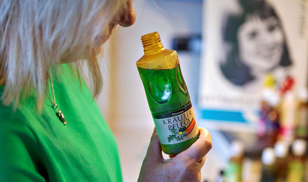 So riecht die Vergangenheit: Ein ehemaliger Mitarbeiter von Zitza hat zahlreiche Produkte aufbewahrt. Hier das Kräuter-Shampoo.