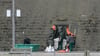 Ein Eingang zur Festung Dresden unter der Brühlschen Terrasse wird zum Schutz vor Hochwasser mit Sandsäcken verbaut.