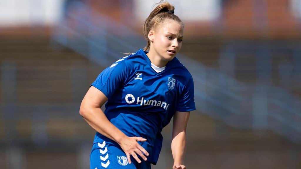 Lena Magas traf gleich doppelt beim Sieg gegen Türkiyemspor Berlin.