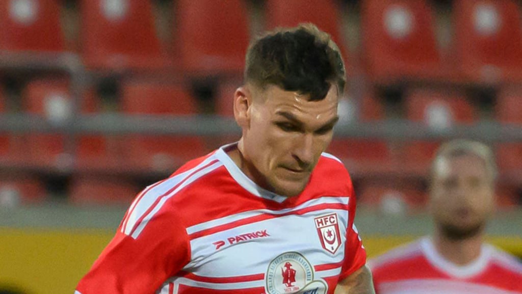 Niclas Stierlin erzielte gegen Luckenwalde sein erstes HFC-Tor.