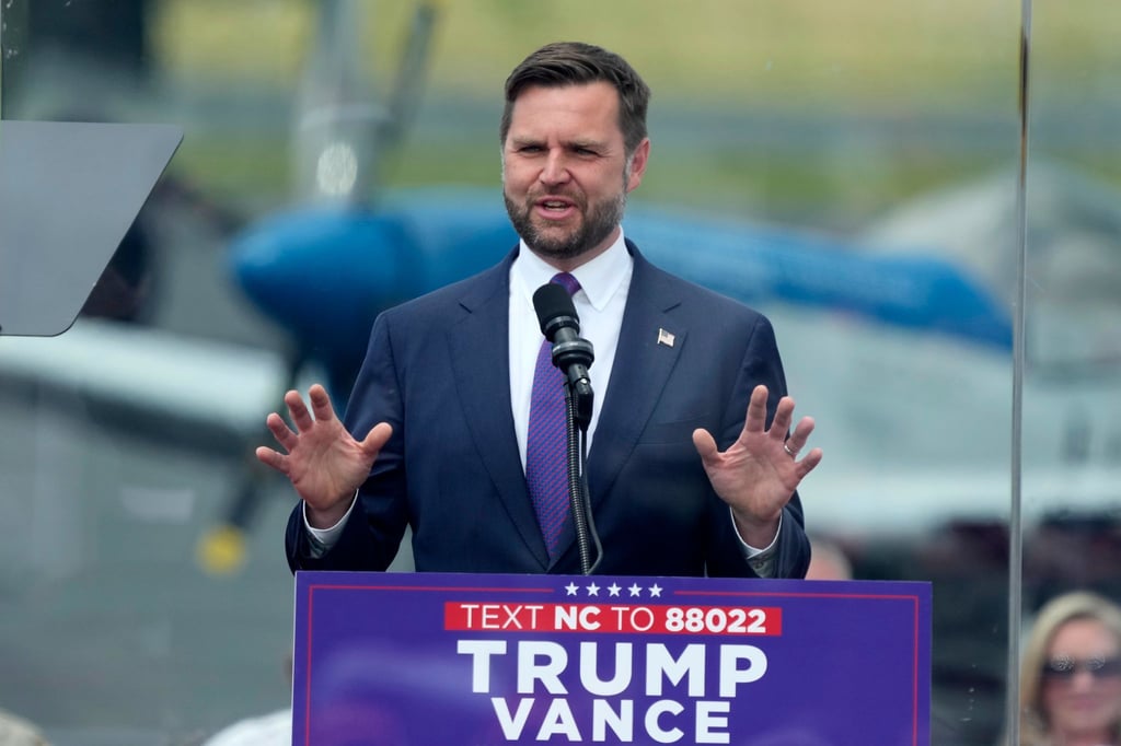 J.D. Vance ist Trumps Vizekandidat bei der Präsidentenwahl am 5. November. (Archivbild)