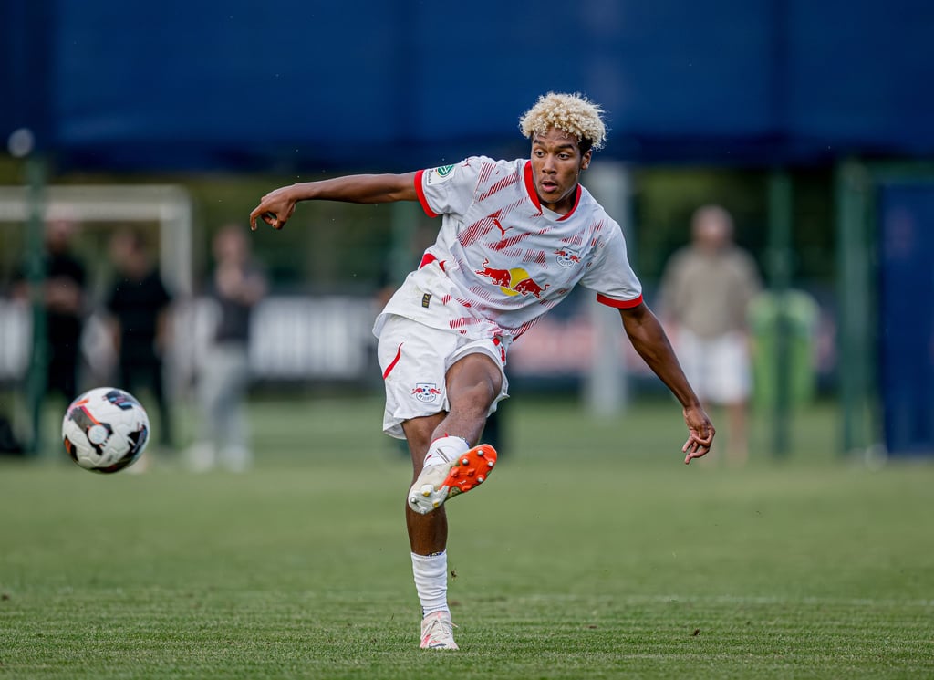 Lionel Voufack streuerte gegen Chemnitz auch einen Treffer bei. (Archivbild)
