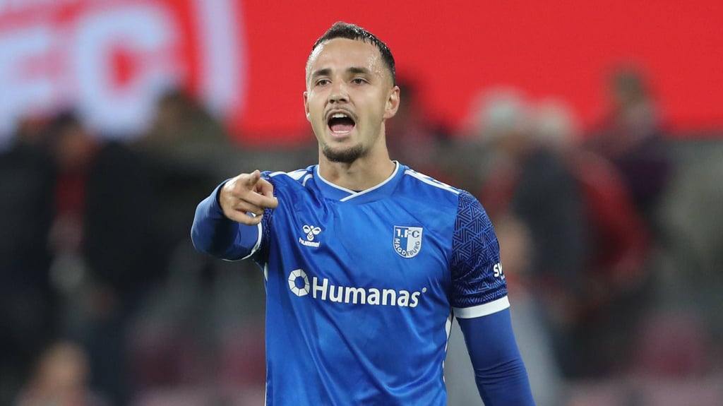 Der Neuzugang vom 1. FC Magdeburg, Falko Michel, erzielte gegen den 1. FC Köln sein erstes Tor für den FCM.