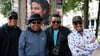 Tito Jackson (Zweiter von links) war mit seinen Brüdern Jackie und Marlon sowie seinem Sohn Taryll erst vor einer Woche in München. (Archivbild)