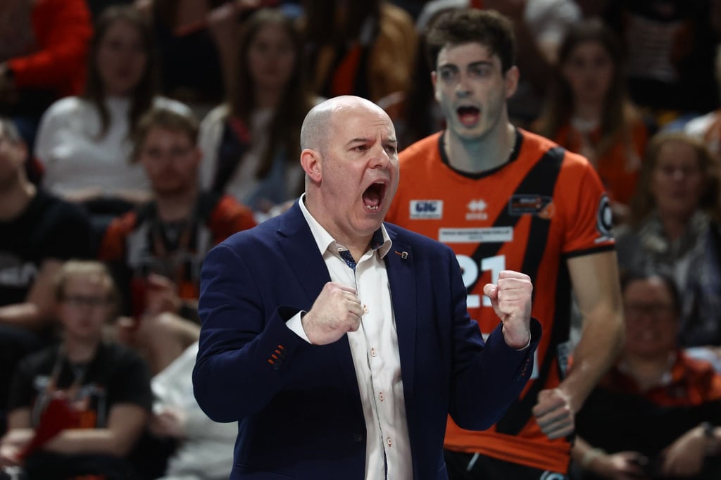 Berlin-Trainer Joel Banks hat Grund zum Jubeln.