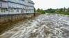 Auch in Brandenburg droht in den kommenden Tagen Hochwasser. Der Wasserstand der Neiße in Guben ist bereits gestiegen. (Foto aktuell)