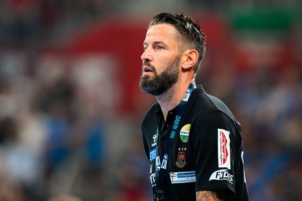 Trainer Bennet Wiegert vom SC Magdeburg.