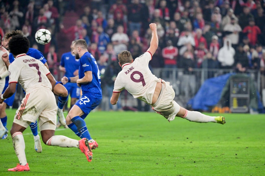 Heiß auf Tore: Harry Kane beim spektakulären Seitfallzieher.