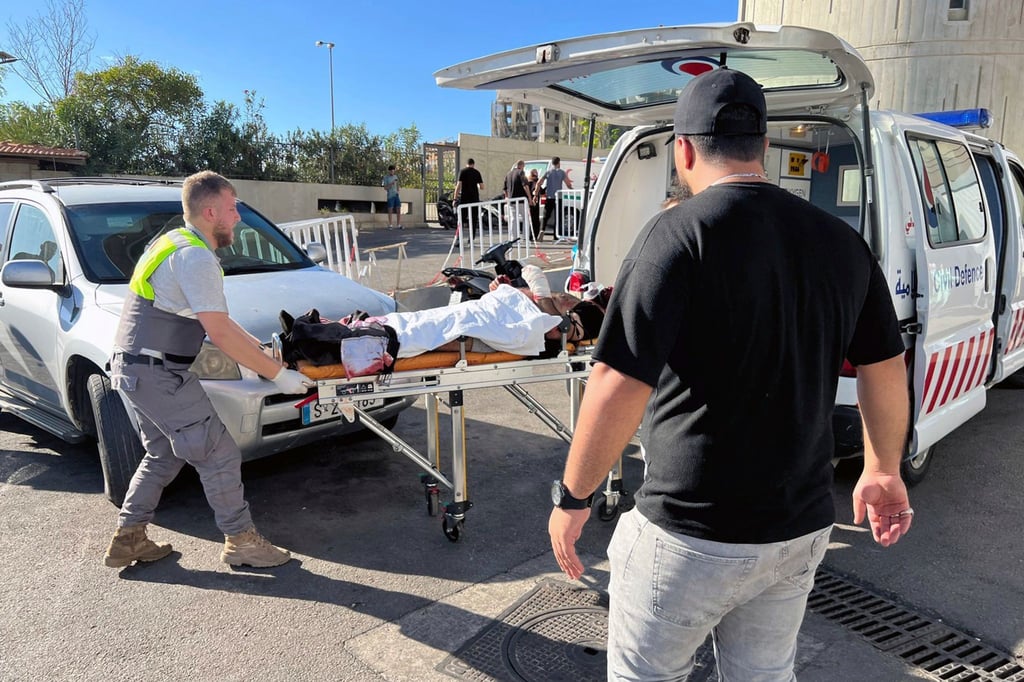 Bei den Explosionen im Libanon wurden zahlreiche Mitglieder der schiitischen Hisbollah-Miliz verletzt.