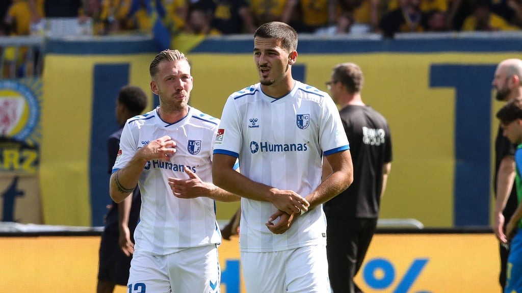 Connor Krempicki und Andi Hoti sind zwei der Profis beim 1. FC Magdeburg, die aktuell um einen Platz in der Startelf kämpfen. Zuletzt waren beide dabei - gilt das auch für das Spiel gegen den KSC am Sonntag?