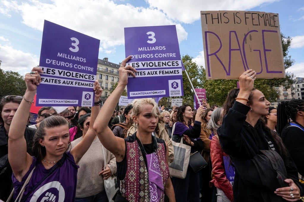 Der spektakuläre Missbrauchsprozess in Avignon hat zu frankreichweiten Demonstrationen gegen sexuelle Gewalt gegen Frauen geführt.