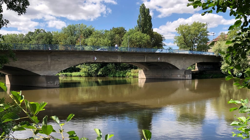 Blick auf die Saalebrücke in Weißenfels: Wie ist der Zustand des Bauwerks?