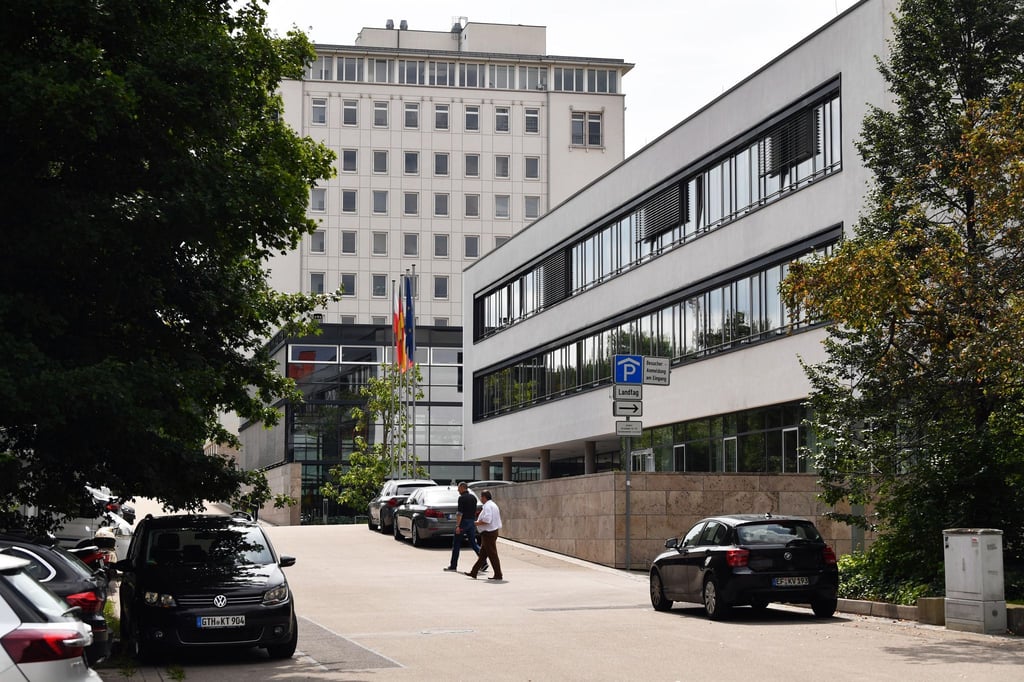 Auch der Thüringer Landtag in Erfurt ist scheinbar von dem Stromausfall betroffen. (Archivbild)