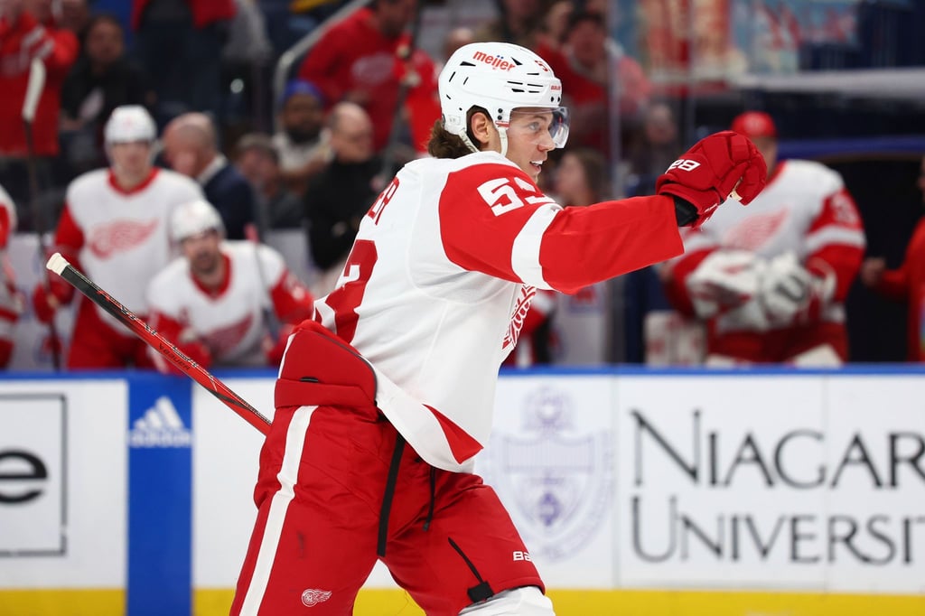 Eishockey-Star Moritz Seider unterschreibt einen Siebenjahresvertrag bei den Detroit Red Wings.