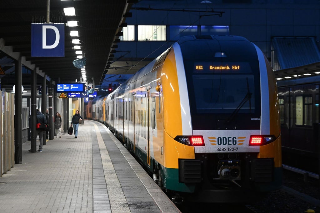 In dem Zug saßen rund 100 Passagiere. (Symbolbild)