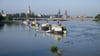 In Dresden geht das Hochwasser zurück. Am Samstag soll die Alarmstufe 2 aufgehoben werden.