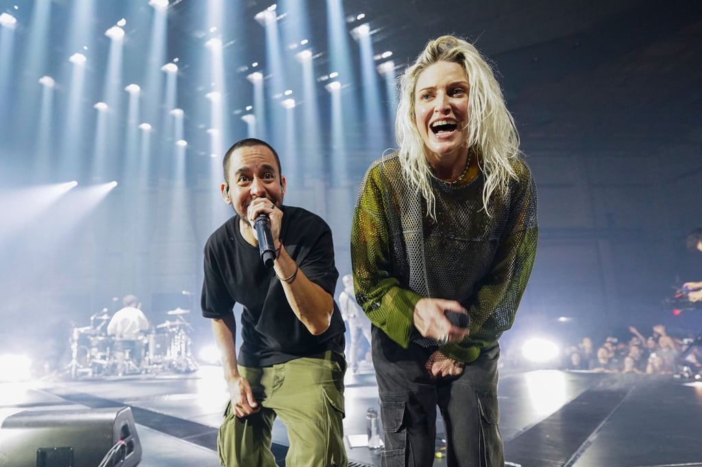 Nach sieben Jahren Pause meldete sich die US-Band Linkin Park mit einer neuen Frontfrau zurück. (Archivfoto)