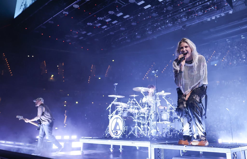 Die US-Rockband Linkin Park beim Deutschlandkonzert in Hamburg.