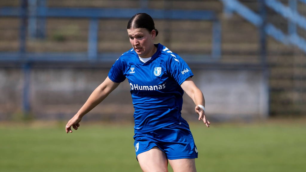 Amy Cienskowski traf für die FCM-Frauen beim Auswärtssieg in Jena.