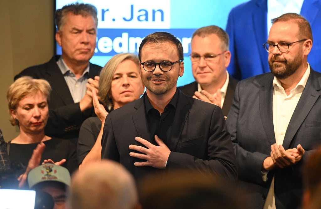 CDU-Spitzenkandidat Jan Redmann kandidierte erstmals im Wahlkreis Ostprignitz-Ruppin I.