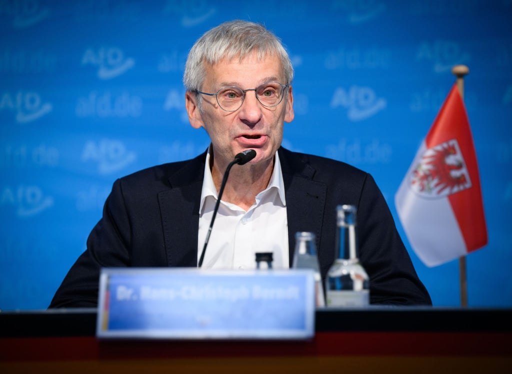 Der brandenburgische AfD-Spitzenkandidat Hans-Christoph Berndt sieht wegen der Sperrminorität seiner Partei im Landtag „neue Gestaltungsmöglichkeiten“.