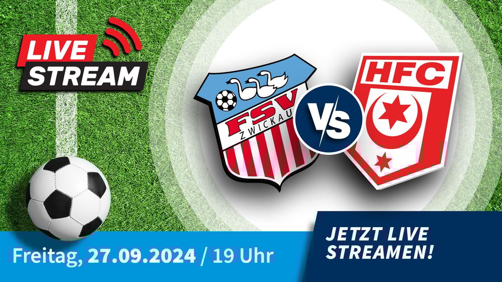 Die MZ zeigt fünf Spiele des Halleschen FC in der Regionalliga Nordost exklusiv im Livestream. Am 27. September gibt es aus Auswärtsspiel des HFC beim FSV Zwickau zu sehen.