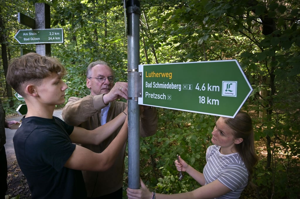 Die Lutherwege in Sachsen-Anhalt und Brandenburg sind jetzt vereinigt.