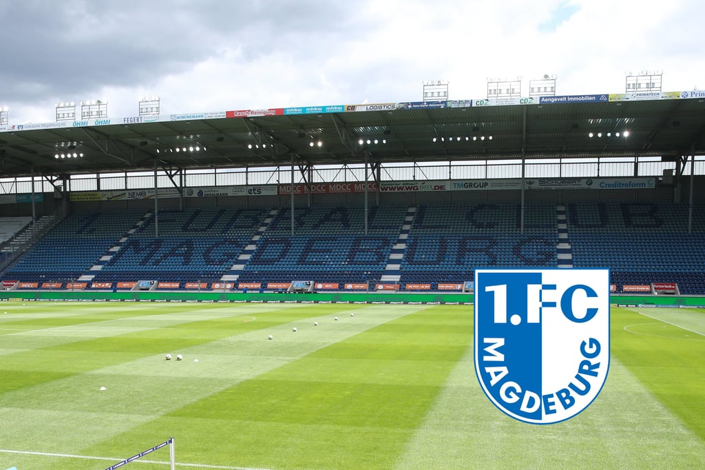 Die Avnet-Arena, Heimspielstätte des Zweitligisten 1. FC Magdeburg.