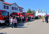 130 Jahre Freiwilllige Feuerwehr Jessen werden am Gerätehaus in der Rehainer Straße gewürdigt.  