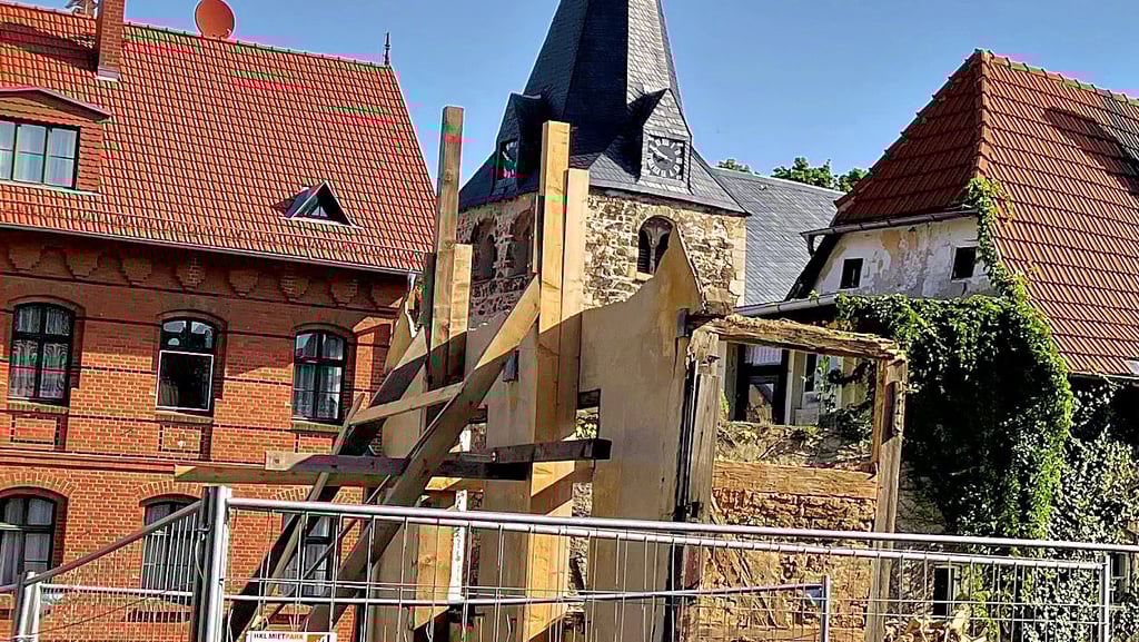 Vom Badstuben 4 in Ballenstedt ist kaum etwas geblieben. Das Haus soll wieder aufgebaut werden.