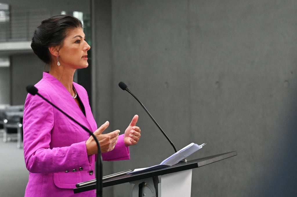 BSW-Chefin Sahra Wagenknecht hält dem Ostbeauftragten Schönfärberei vor. (Archivbild)