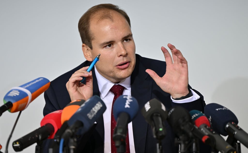 Torben Braga, parlamentarischer Geschäftsführer der AfD-Fraktion, pocht auf das Vorschlagsrecht bei der Landtagspräsidentenwahl für die AfD.