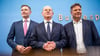 Wollen nochmal anpacken: Lindner, Scholz, Habeck. (Archivbild)