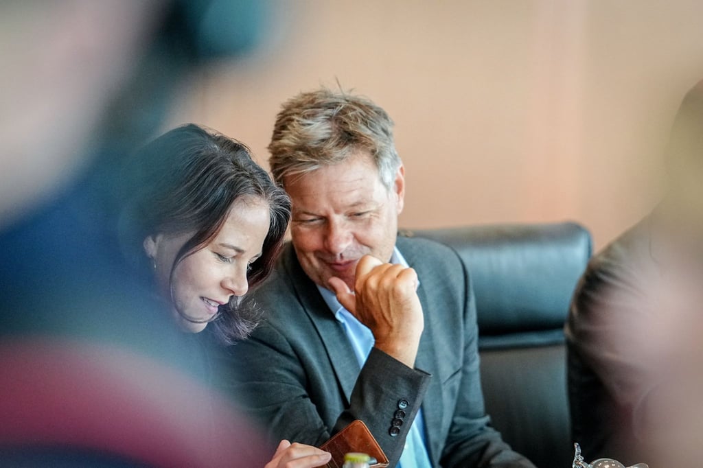 Annalena Baerbock hält Robert Habeck für den richtigen Kandidaten für 2025 (Archivbild).
