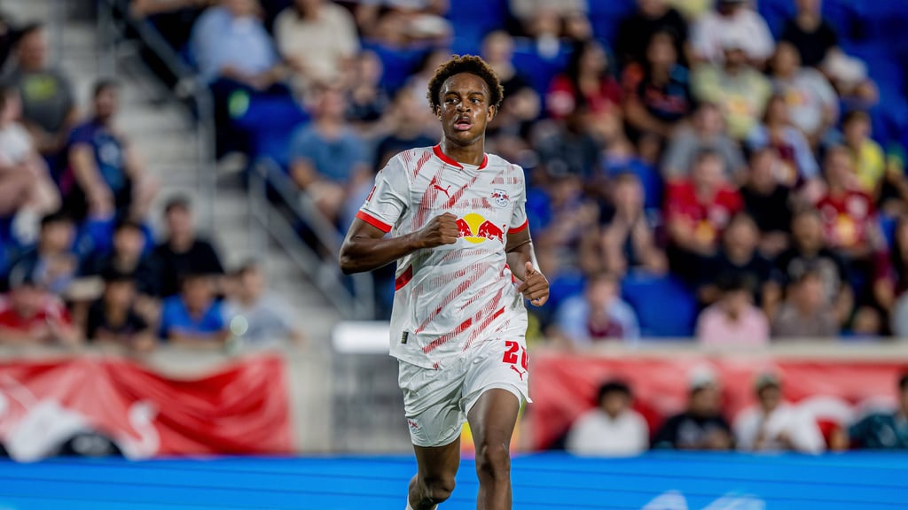 Assan Ouédraogo im Test gegen Aston Villa in den USA: