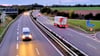 Blick von der Brücke an der Anschlussstelle Wernigerode-Mitte auf die Autobahn 36 im Harz: In diesem Bereich sind Demos geplant.