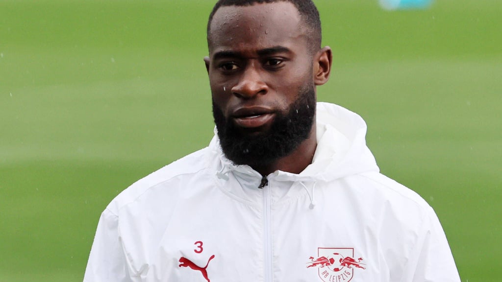 Lustharel Geetruida beim Training von RB Leipzig.