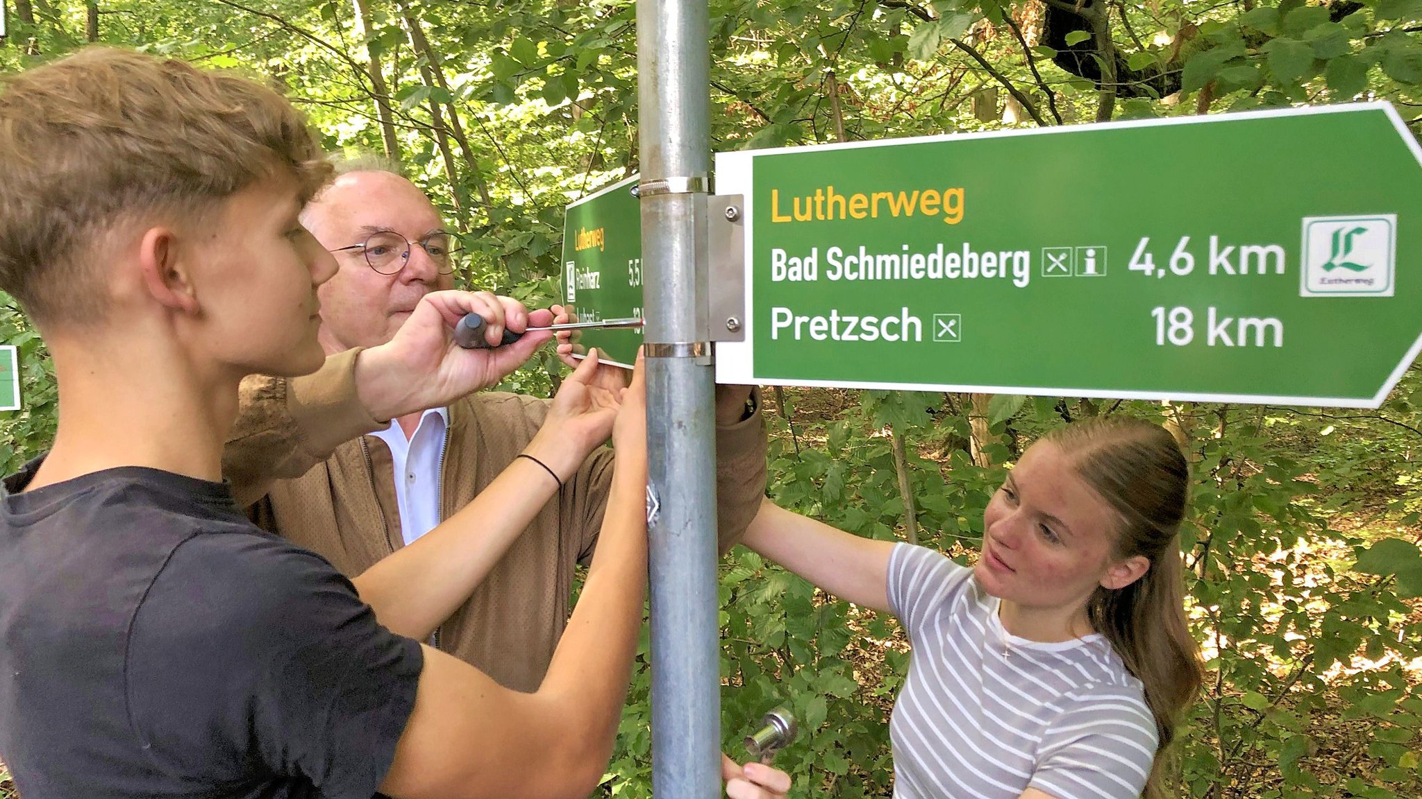 Wohltuend in hektischer Zeit Pilgern liegt im Trend Lutherweg bei