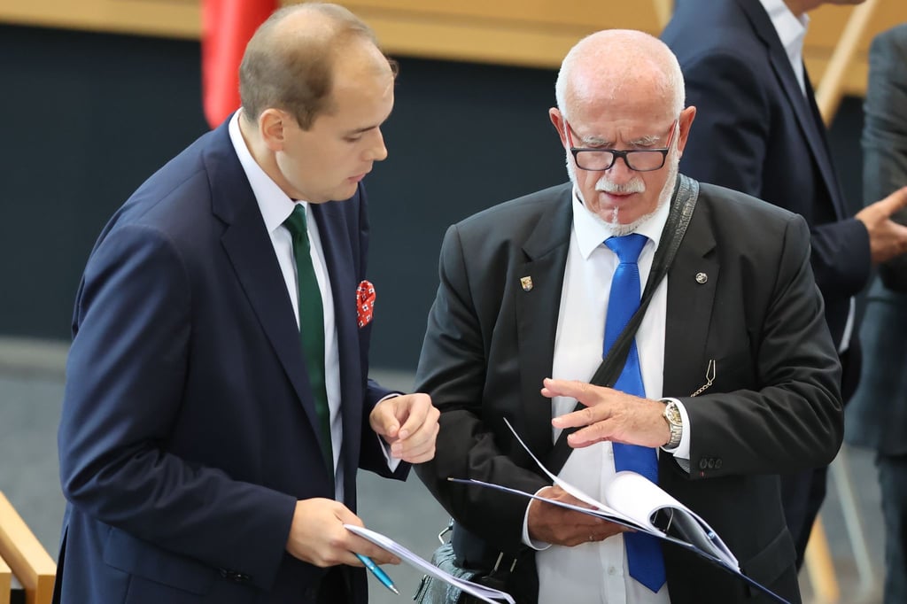 Nach einer Gerichtsentscheidung muss sich der AfD-Alterspräsidenten an Regen halten.